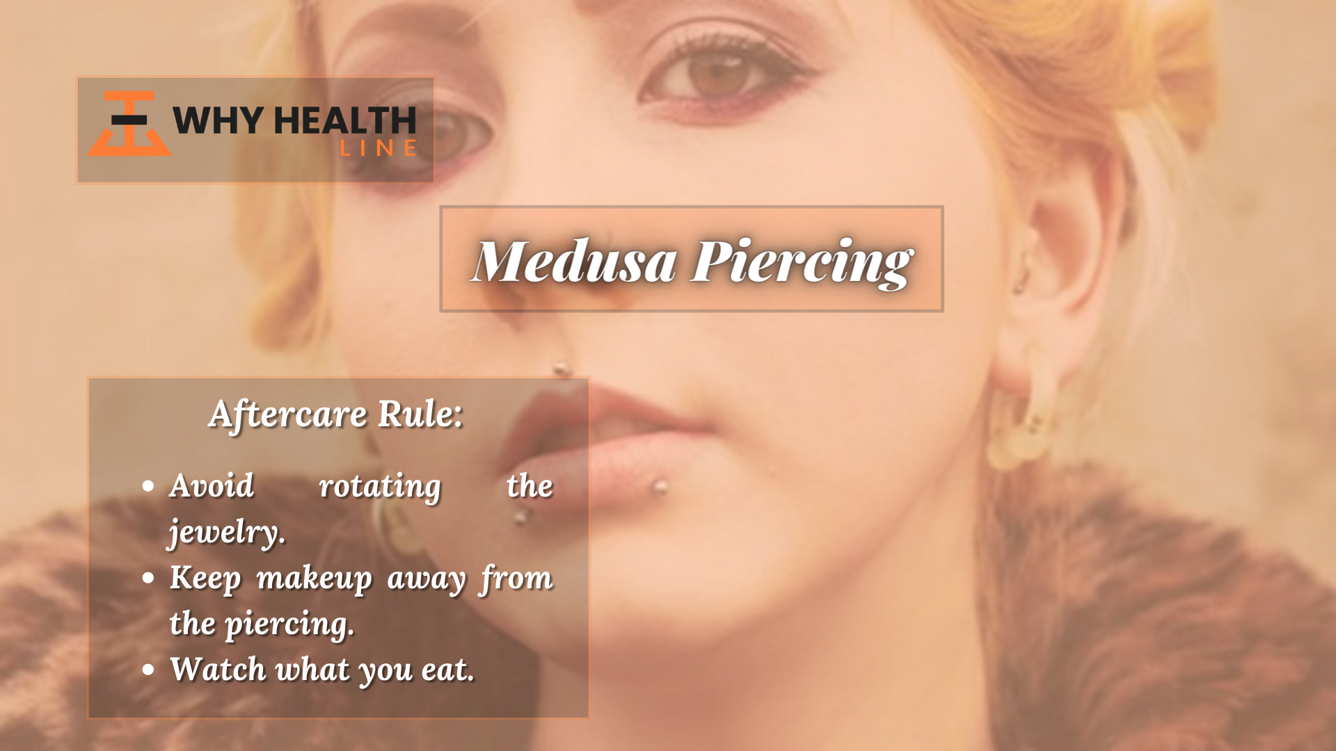 Medusa Piercing Aftercare Rule